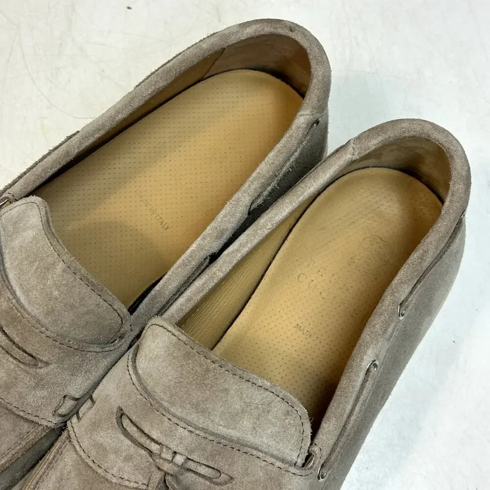 VGUC Brunello Cucinelli Suede Tassel Loafers Sneakers Made in Italy EU 42 US 9 D